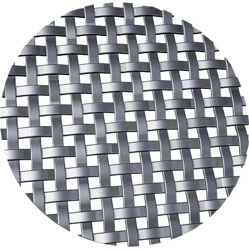 .1875″ Flat Square Decorative Grille – Satin Nickel, 18″ W x 48″ L Sheet