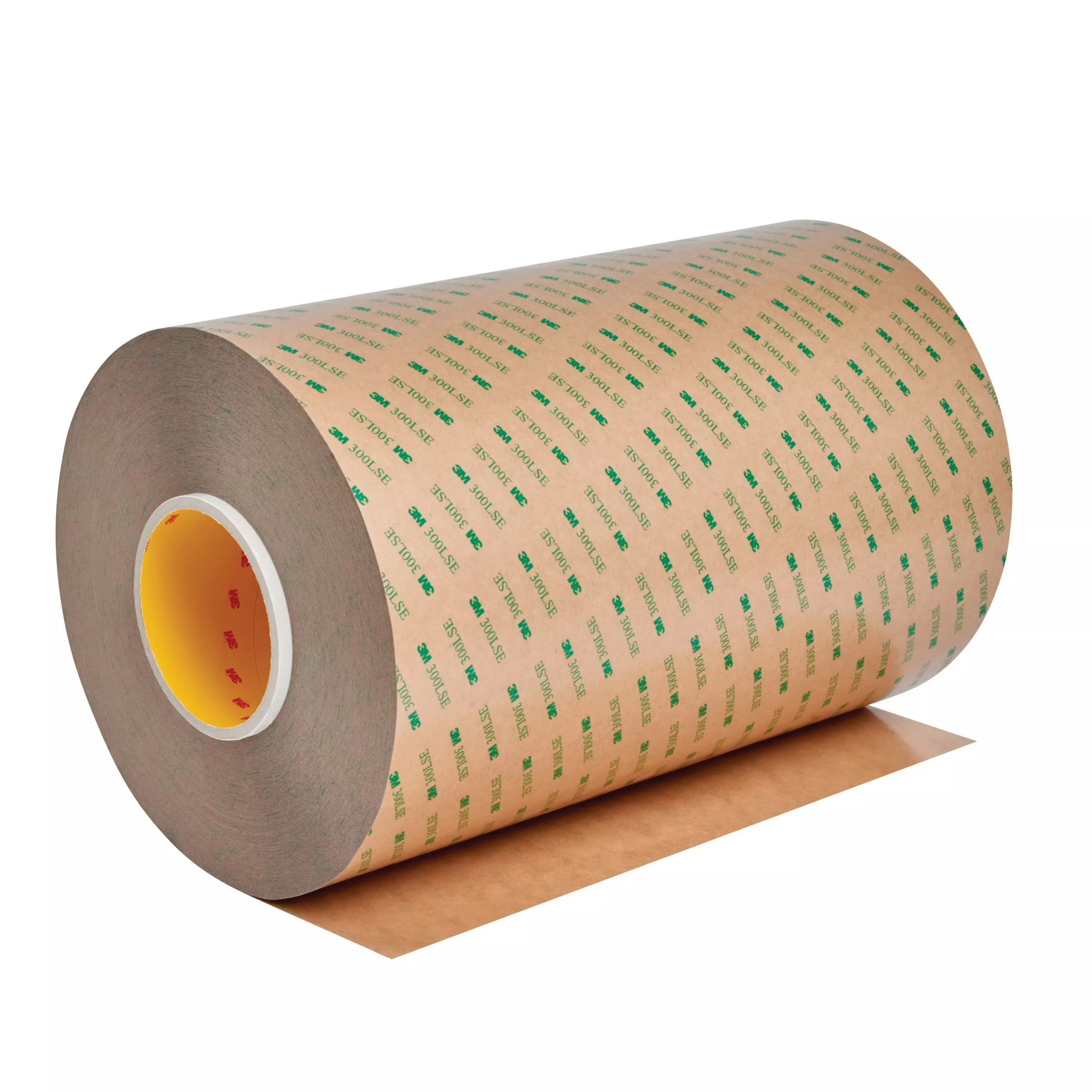 3M 7100047921 Transfer Tape, 60 yd L x 48 in W, 5.2 mil THK, Acrylic Adhesive, Aluminum Foil Backing, Clear