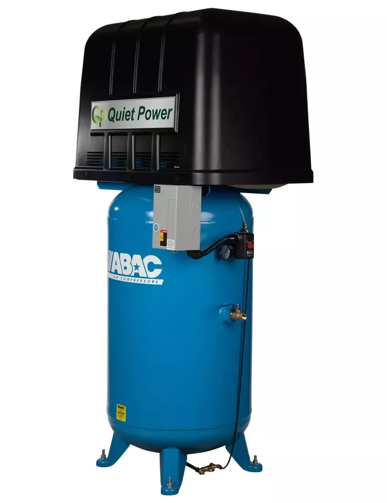 ABAC AB5-2180VQP 5HP 80G Vertical Quiet Power 2-Stage Air Compressor