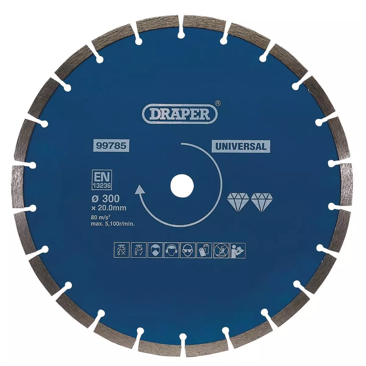 Draper 300mm Segmented Diamond Blade - 99785