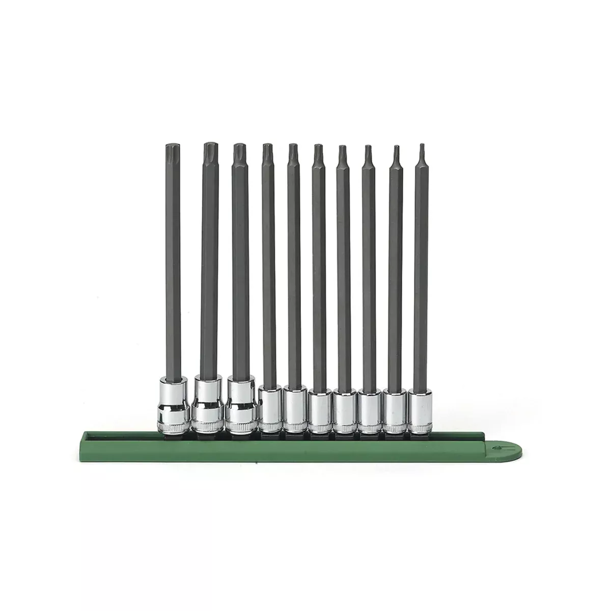 GearWrench 10 Piece 1/4 Inch & 3/8 Inch Drive Long Torx Bit Socket Set