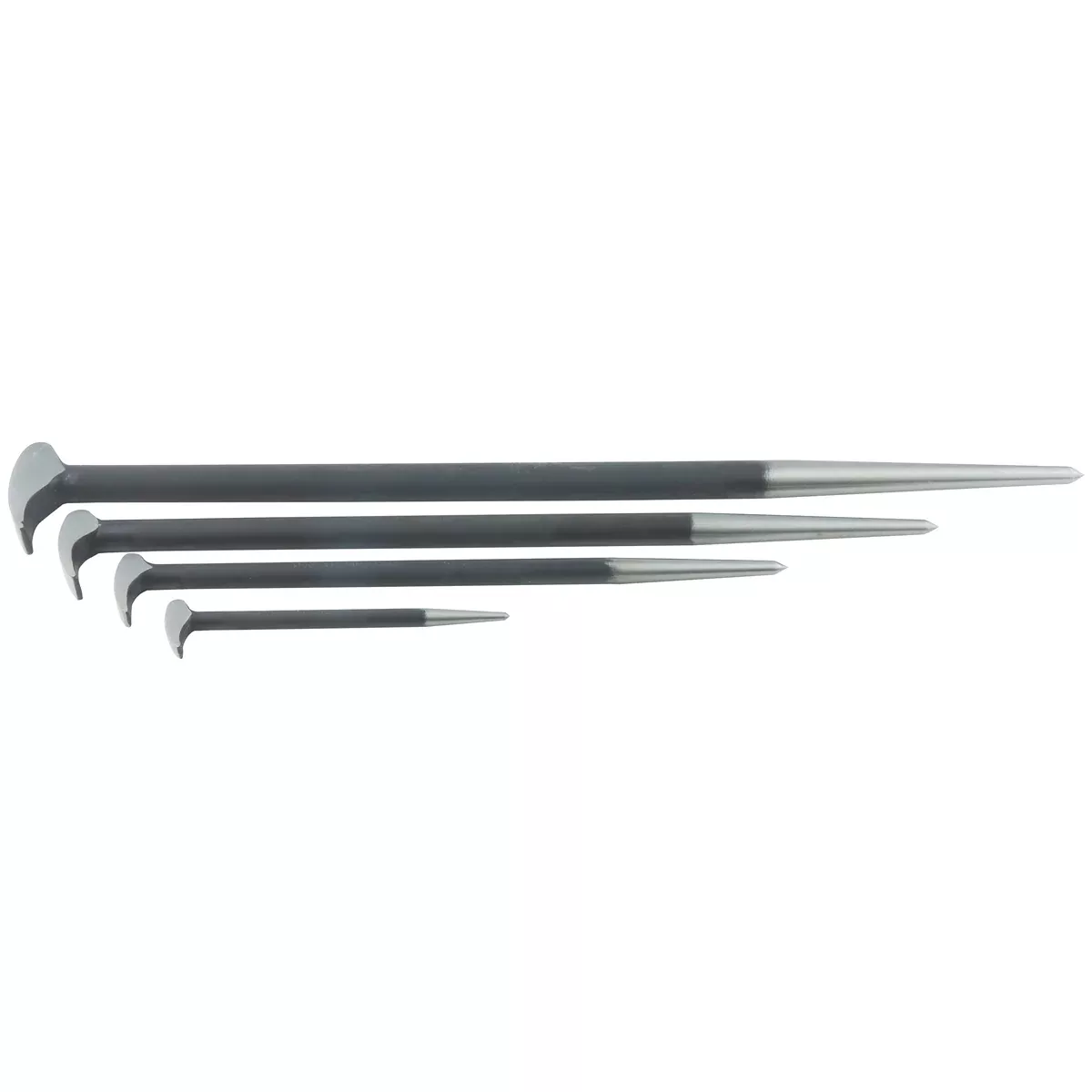 K Tool International Pry Bar Set 4 Piece Bent End