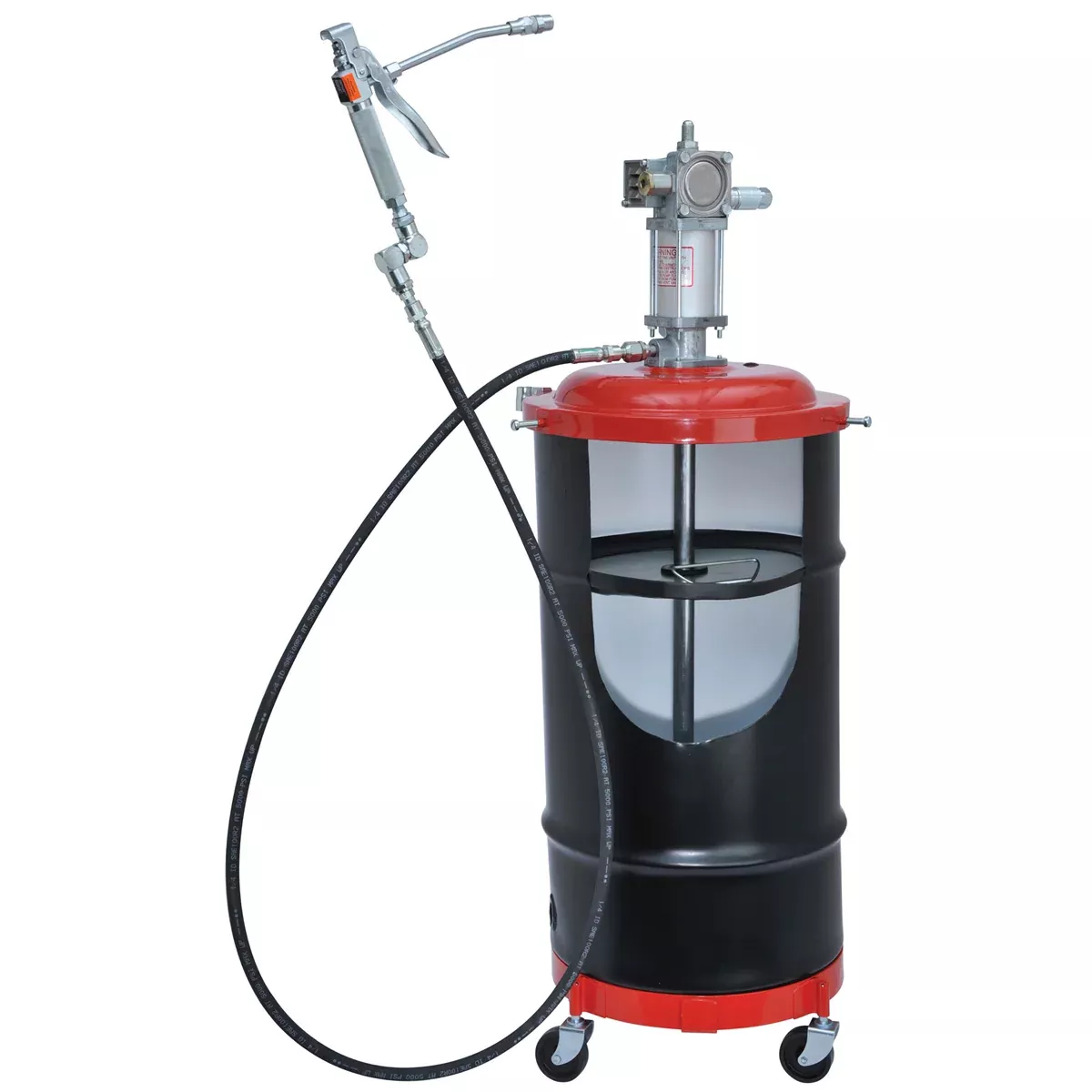 Lincoln Lubrication Portable Air Operated 50:1 Pneumatic Double Acting Barrel Pump