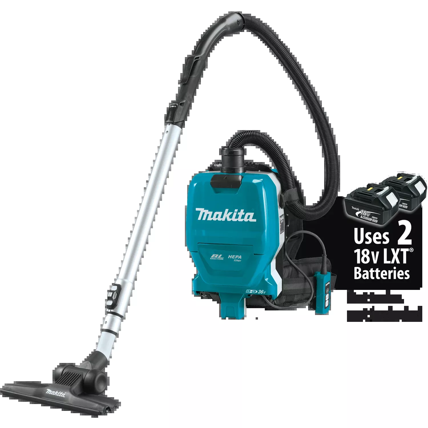 Makita XCV09Z - 36V (18V X2) LXT Brushless 1/2 Gallon HEPA Filter Backpack Dry Vacuum (Bare Tool)