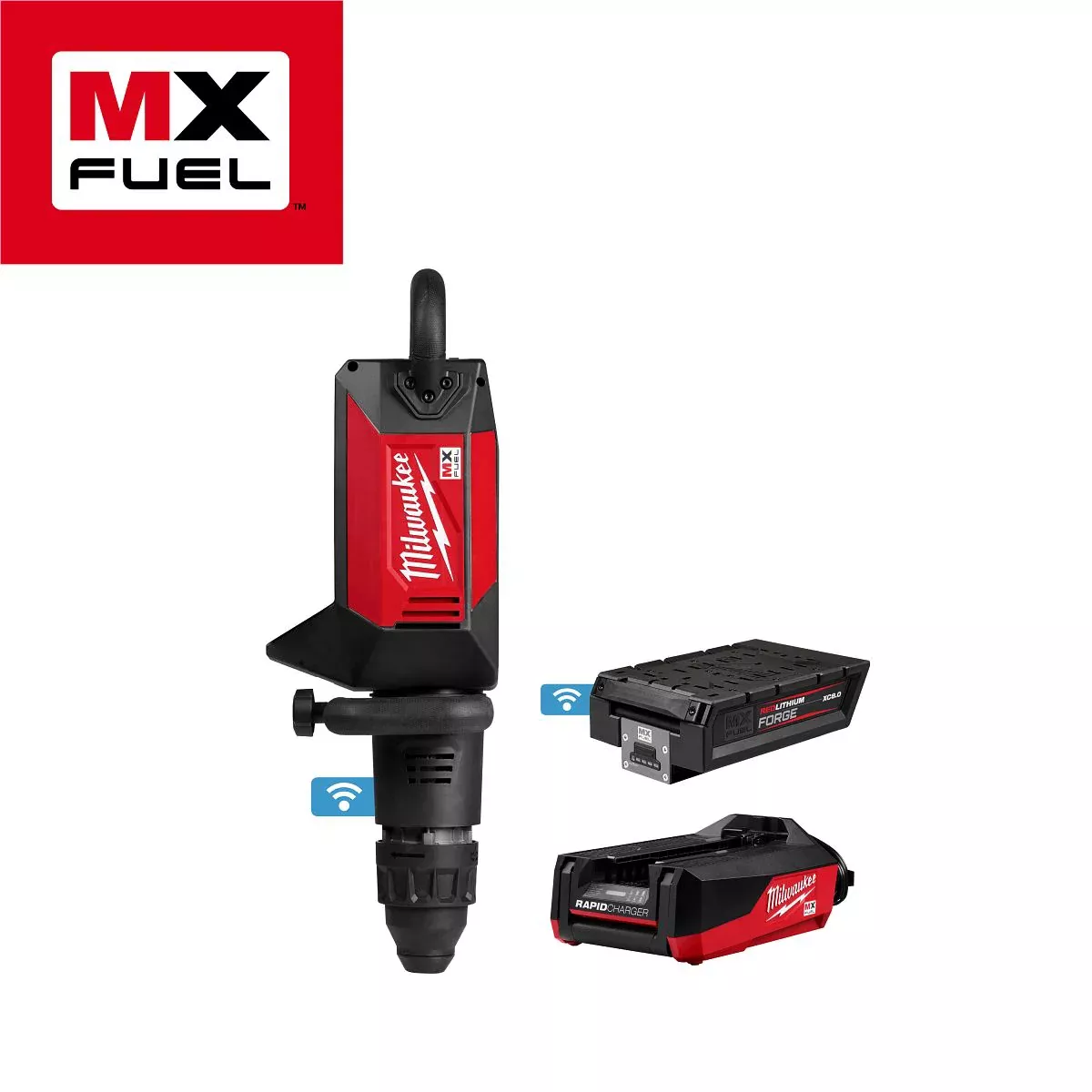 Milwaukee MX FUEL™ 27 lb SDS MAX Demolition Hammer Kit