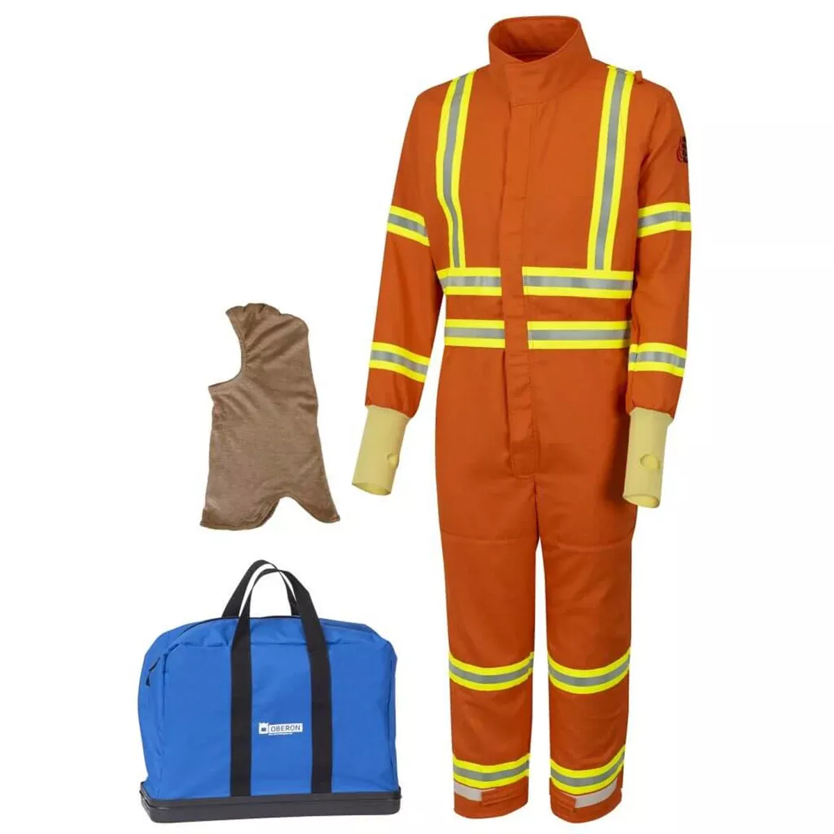 Oberon Suit Kit - Gas Extraction - 6 Second GES6™ - Comes with Coveralls, Balaclava and Carrying Bag - With Escape Strap - Color: Orange - Size: Large