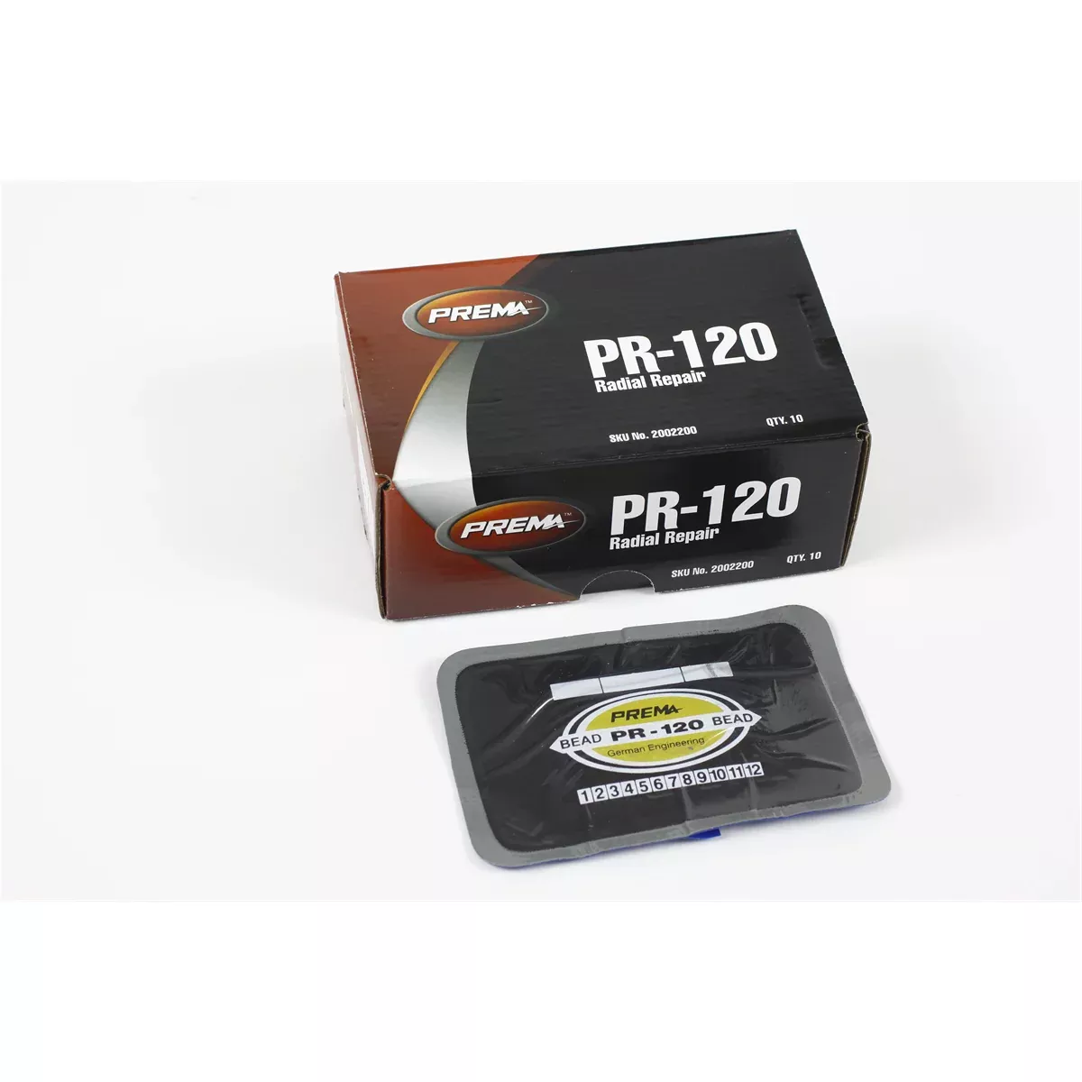 PREMA Radial Repair Patch 5" L x 3-1/4" W (127mm x 83mm) 2 Ply 10 Count