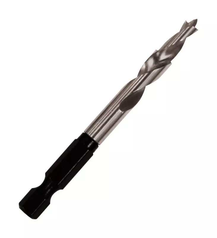 Shelf Pin Jig 5 Mm X 6 In. Steel Drill Bit Hex Shank Model Kma3215