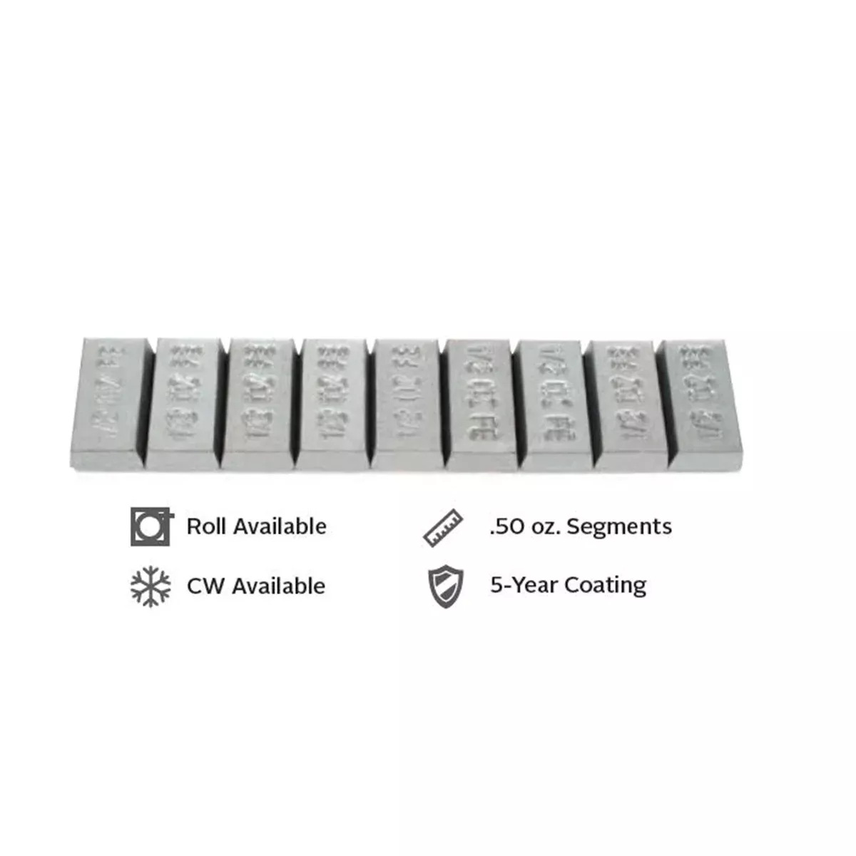 Wegmann Automotive Steel Truck Stick-On Weights